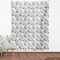 Ambesonne Llama Fabric by the Yard, Cartoon Style Hand Drawn South American Animals Alpacas and Llamas Design, Decorative Fabric for Upholstery and Home Accents, 3 Yards, White Teal